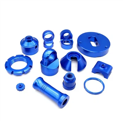 Plavi anodizirani aluminijumski konektori za okretanje