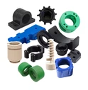Zeleni PE-UHMW plastični Cnc obrada prilagođeni dio